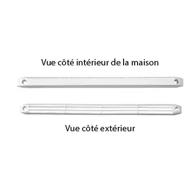 Grille ventilation autoréglable VMG