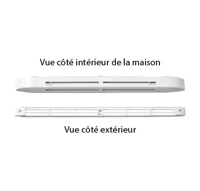 Grille ventilation hygroreglable Aira