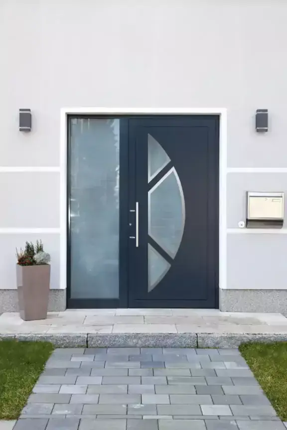 porte aluminium exterieure