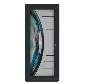 Porte d'entrée PVC sur mesure Lumineuse