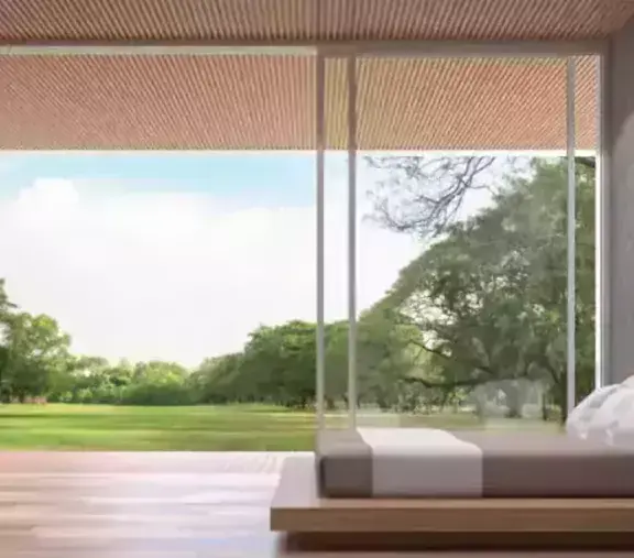 Baie vitrée pour volet fineline