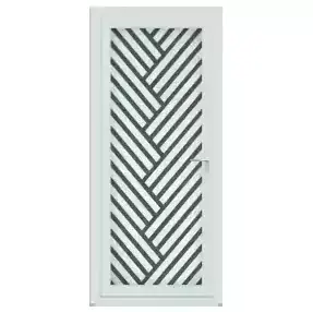 Porte d'entrée bois sur mesure lumineuse