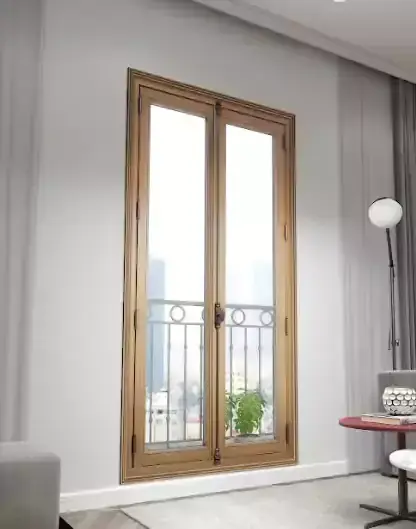 Porte-fenêtre Bois sécurisée