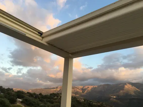 pergola à toile rétractable