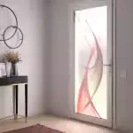 porte d'entrée vitrée PVC