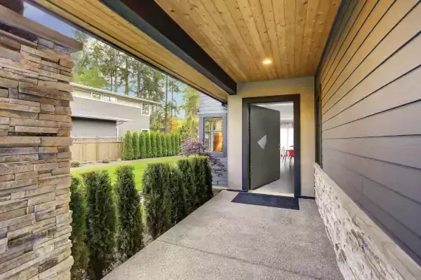 porte d'entrée Aluminium moderne