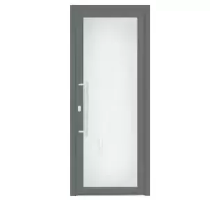 porte d'entrée vitrée pvc