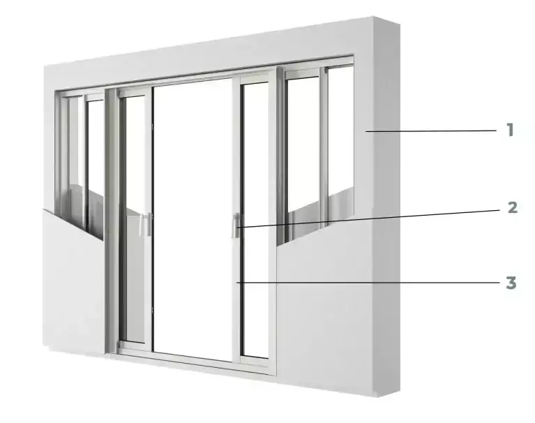 baie vitrée galandage Ceres