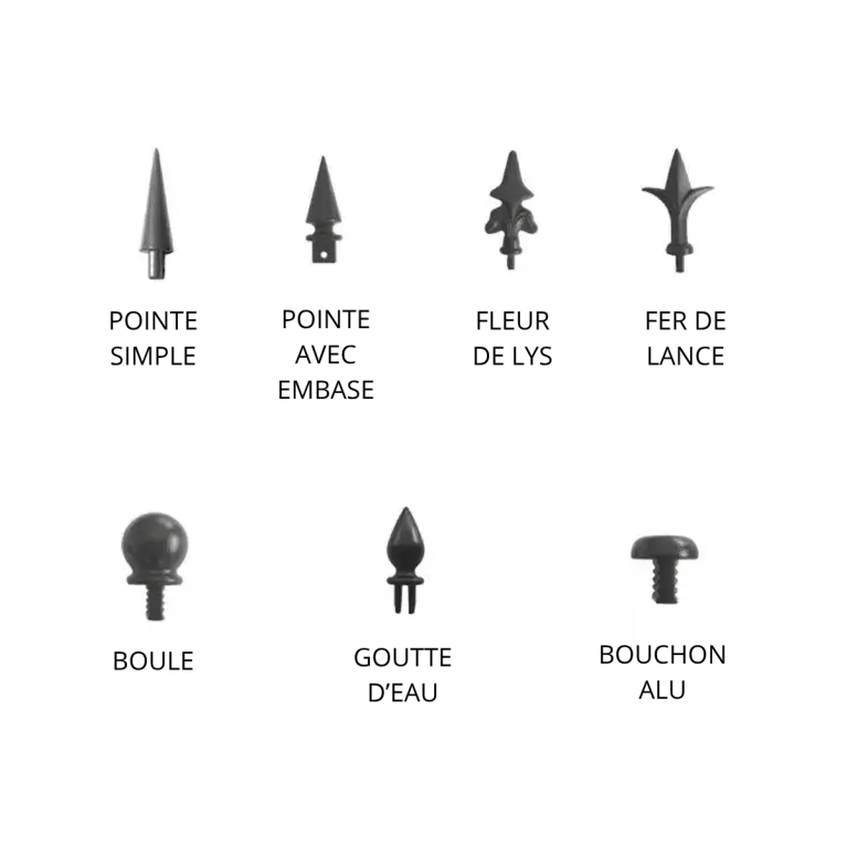 Décors hauts pour clôture