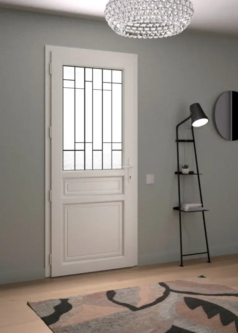 porte entrée pvc