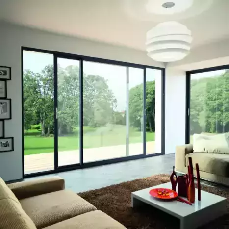 Baie coulissante interieur en aluminium