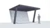 pergola poteaux inclinés