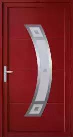 porte d'entrée Chriséis rouge