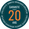 Garantie jusqu'à 20 ans